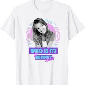 Britney Spears Who Is It Pop Music Icon 2000s Retro Concert Fan T-Shirt 165